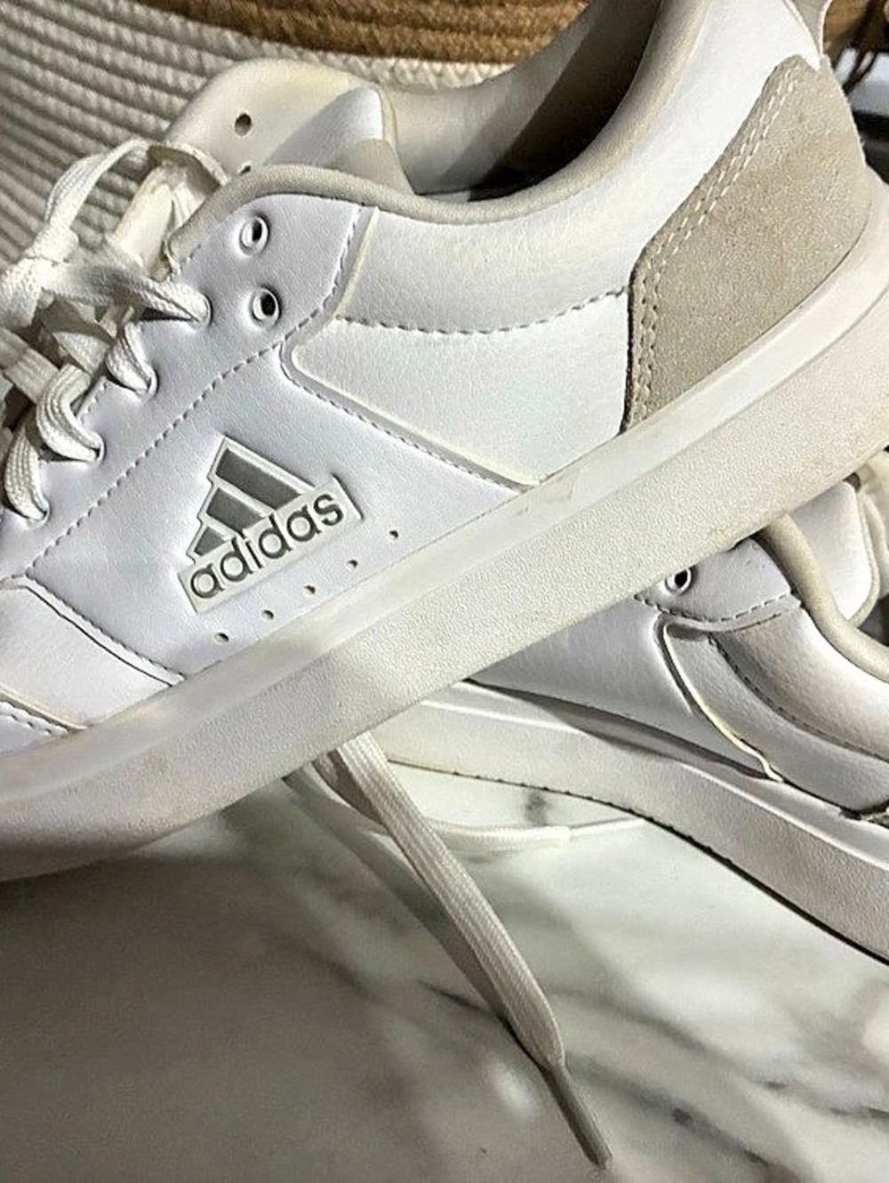 adidas Courtblock Shoes Women's White Sneakers